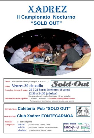 Cartel Torneo verano Sold Out 2010