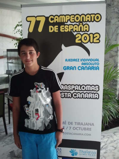 Cartel Campeonato De España Absoluto 2012 con Julio Suárez