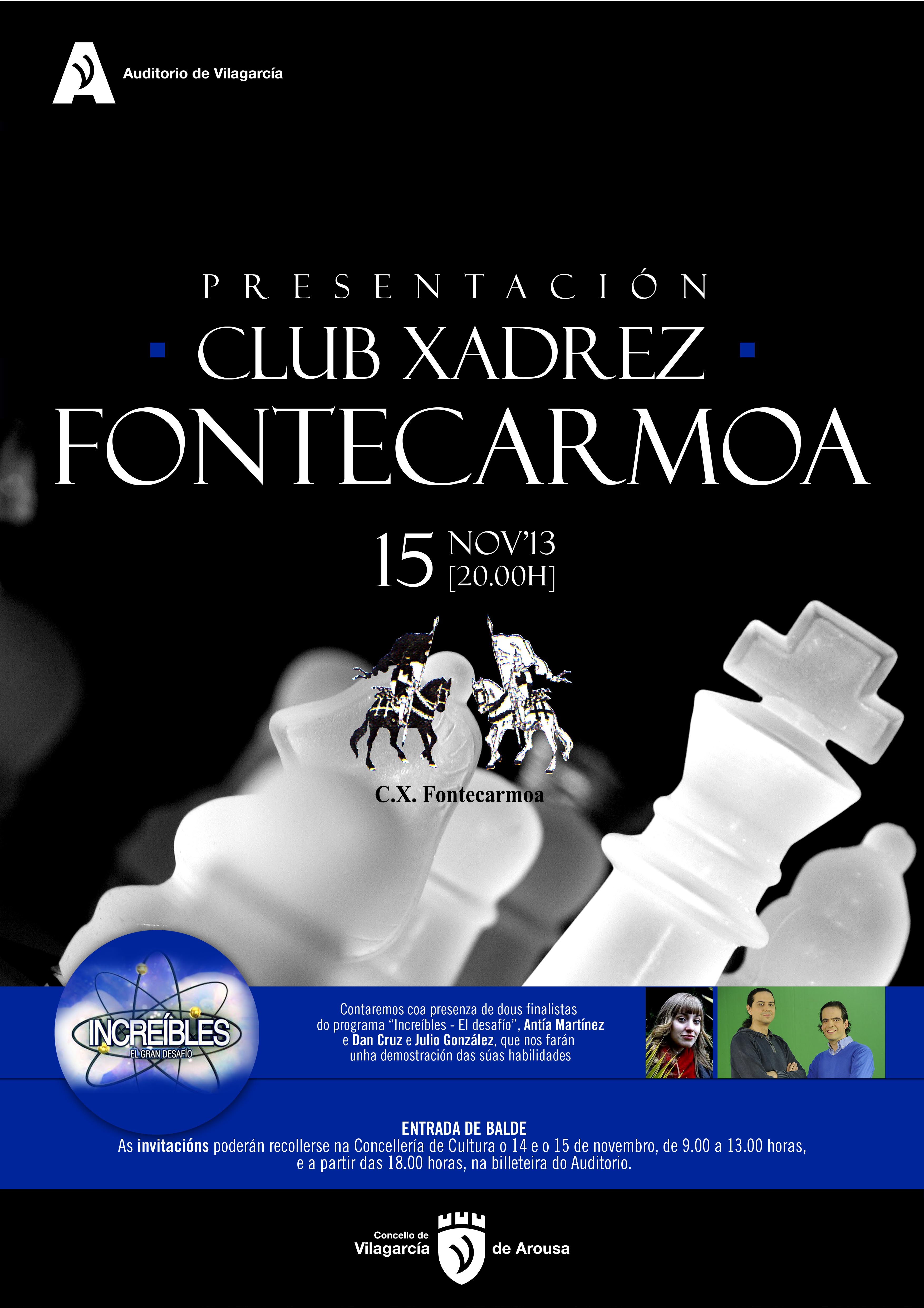 Cartel gala presentación Club