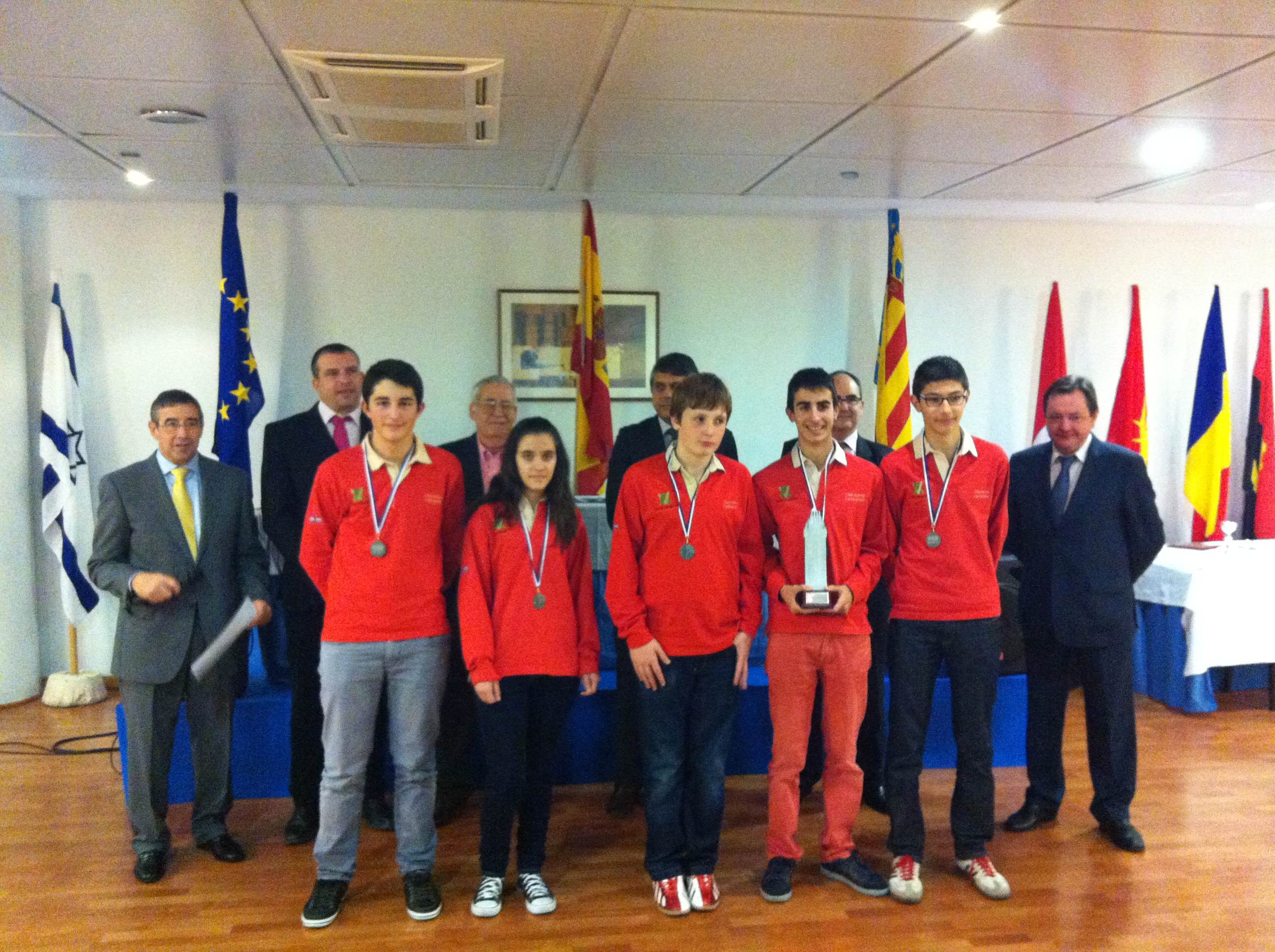 podium CXF cadetes