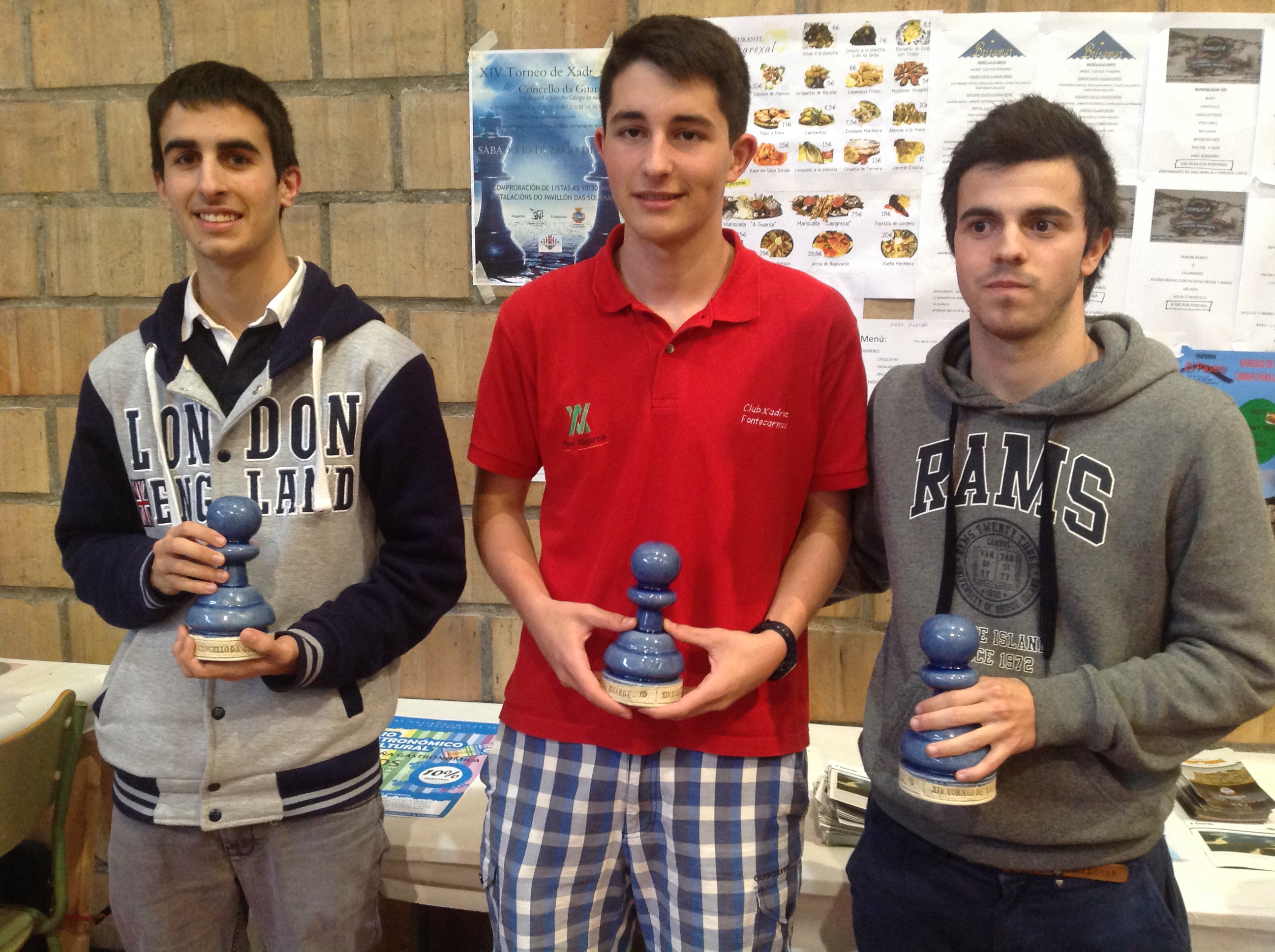 Podium Absoluto torneo A Guarda 2014