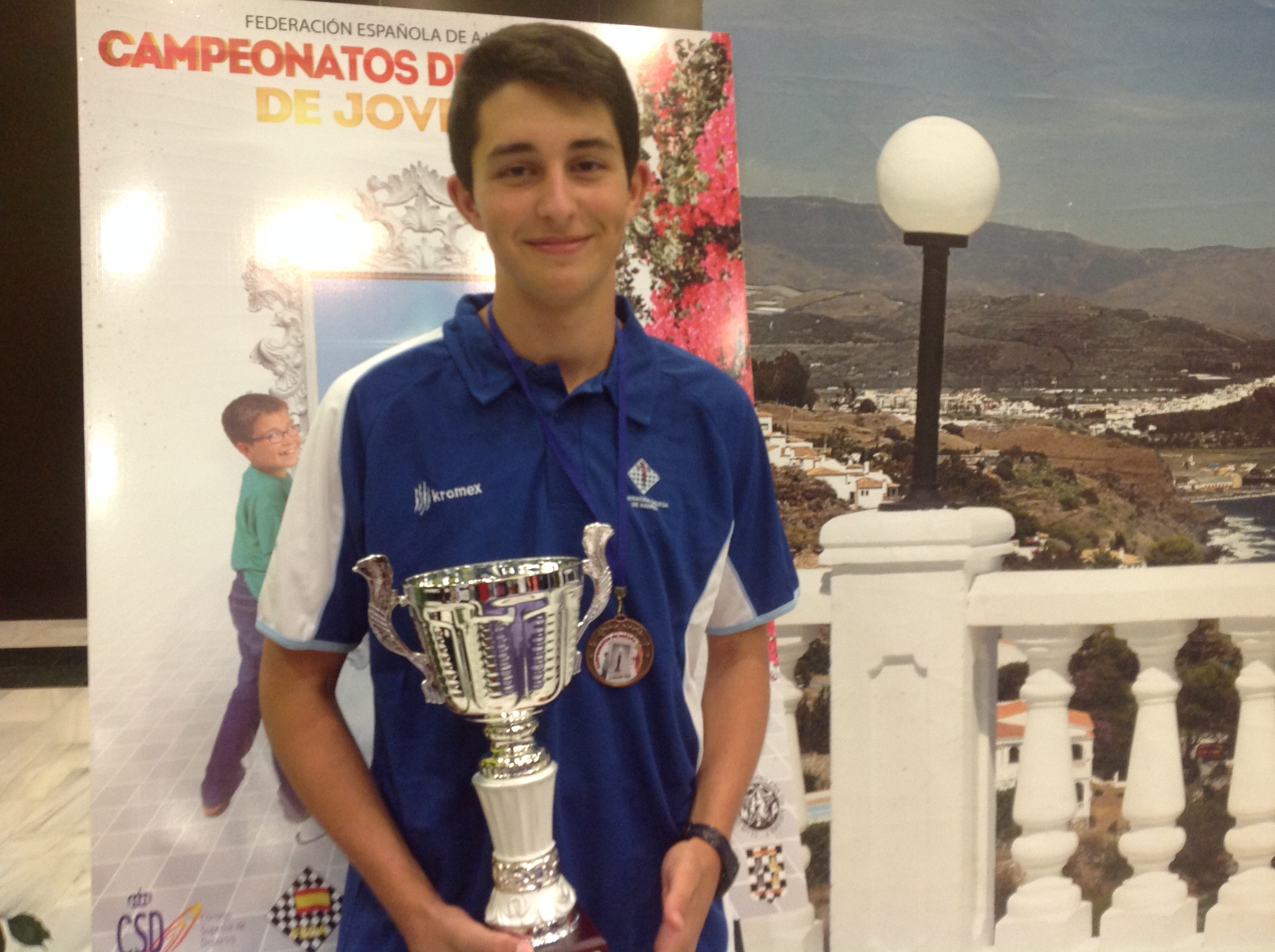 Julio Campeón de España de rápidas sub-16